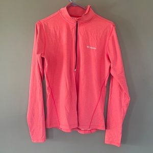 Columbia zip-up long sleeve shirt